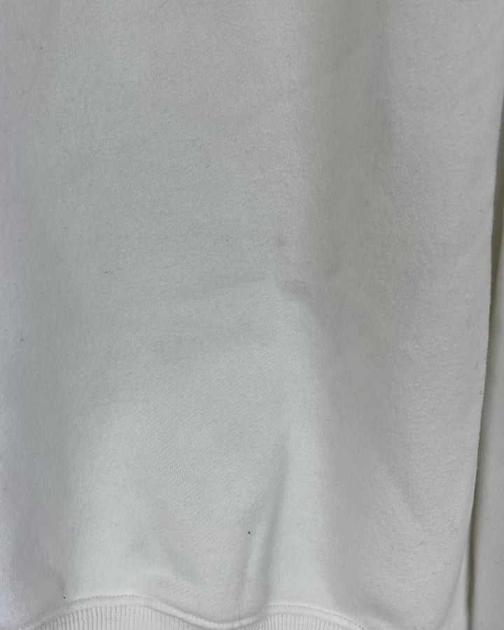 White and Gray Sweatshirt - Large / Extra Large - Slightly Damaged