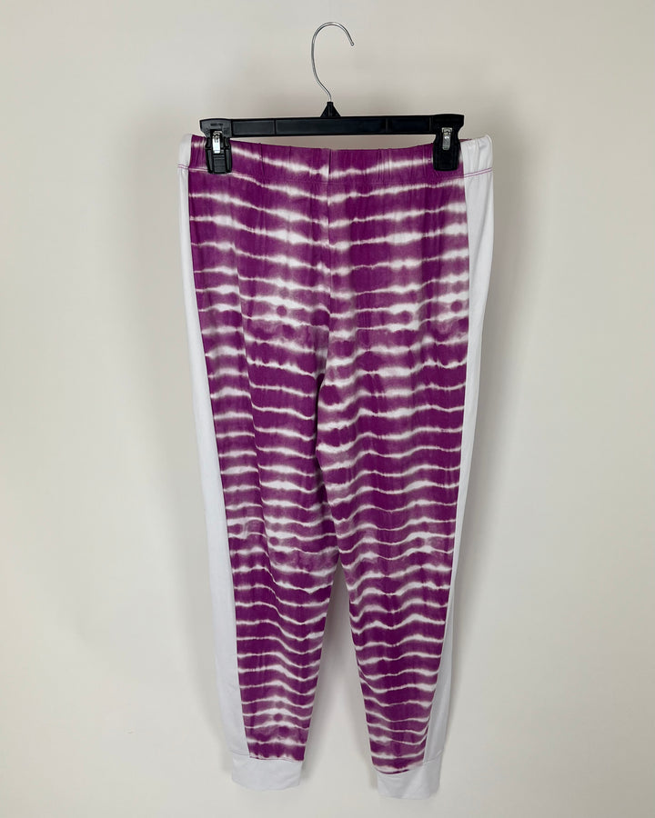 Violet Tie Dye Jogger Lounge Pants - Size 2/4