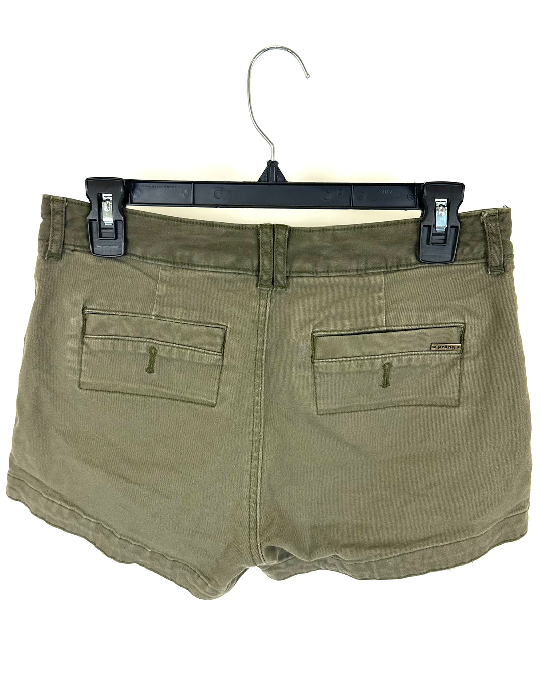 Prana Olive Green Mini Shorts - Size 6