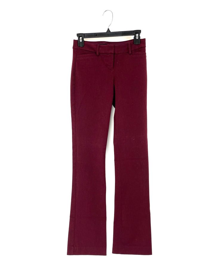 Express Deep Red Pants - Size 00L