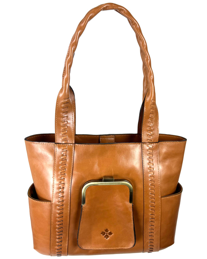 Brown Leather Tote Bag