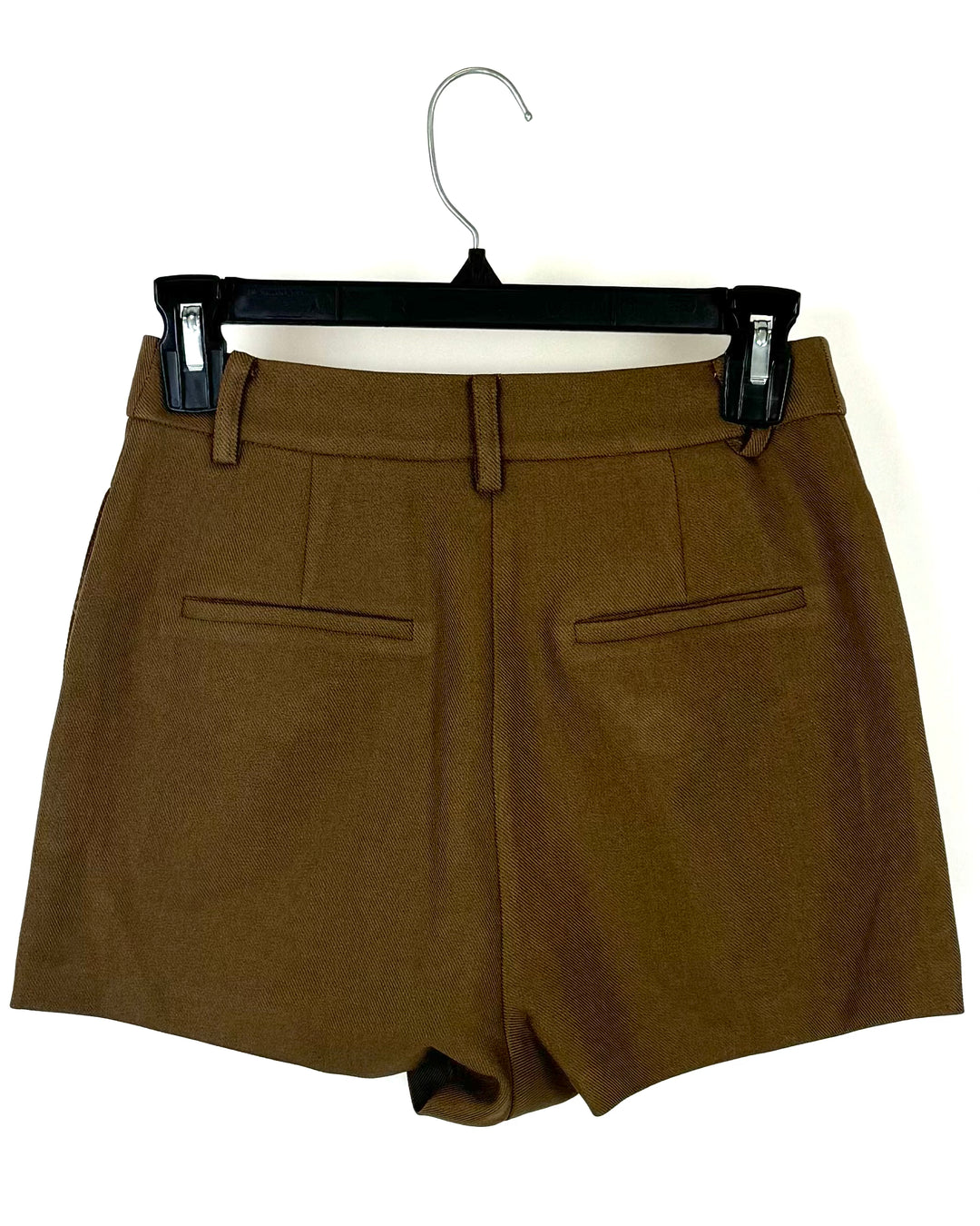 Astr The Label Brown Micro Shorts - Extra Small