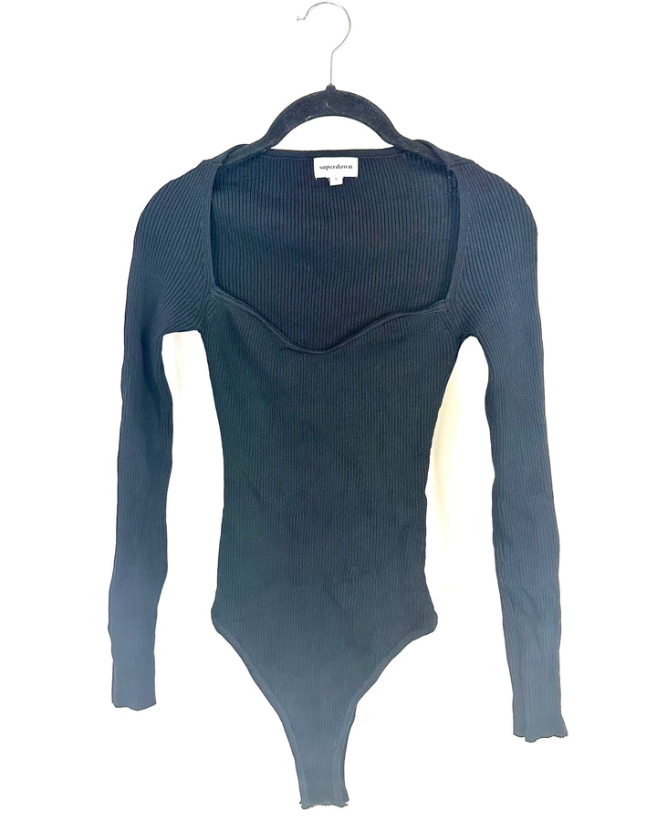 Superdown Black Bodysuit - Small