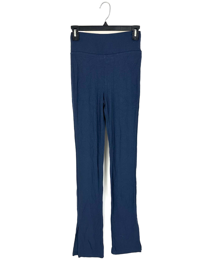 The Foxy Kind Navy Ribbed Lounge Pants - Size 4/6