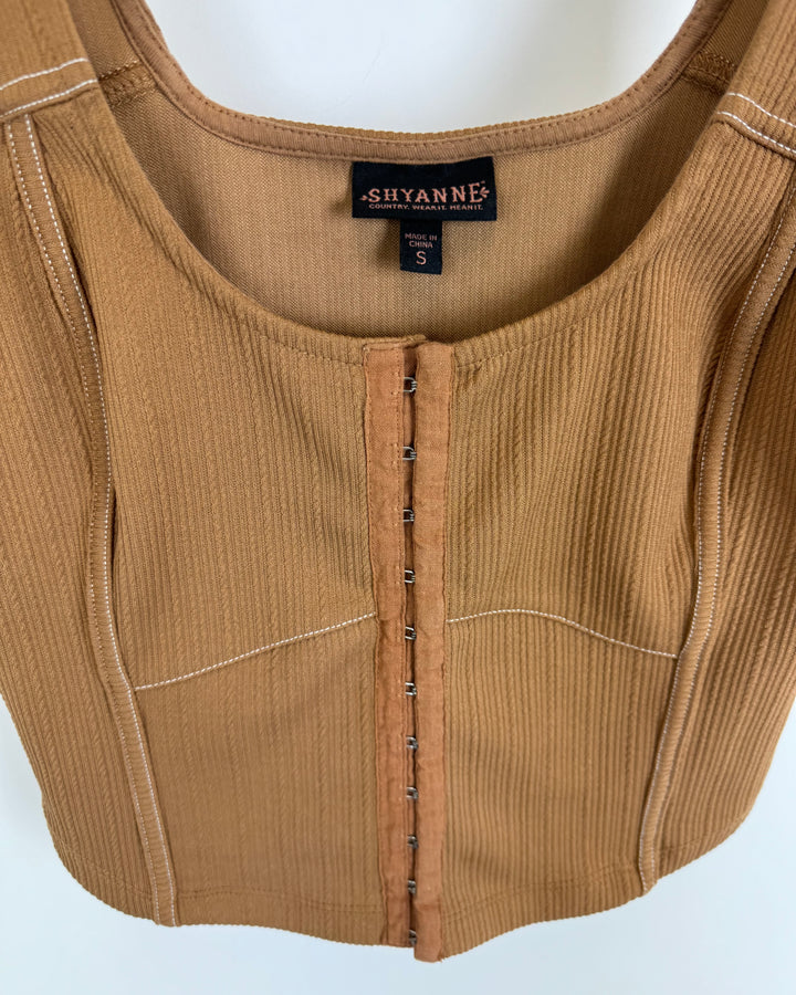 Shyanne Brown Top - Small