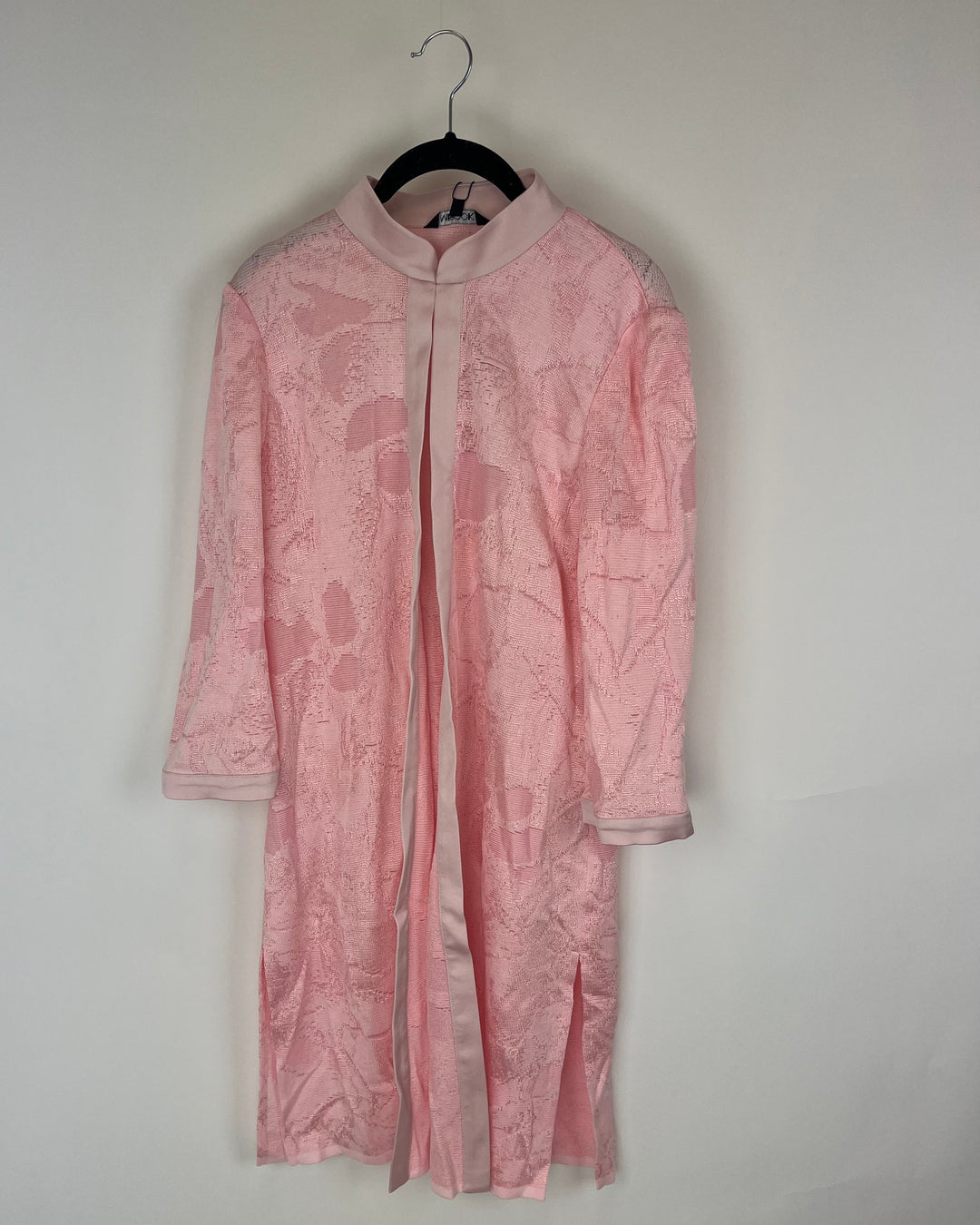 Pale Pink Knit Long Cardigan - Size 4/6