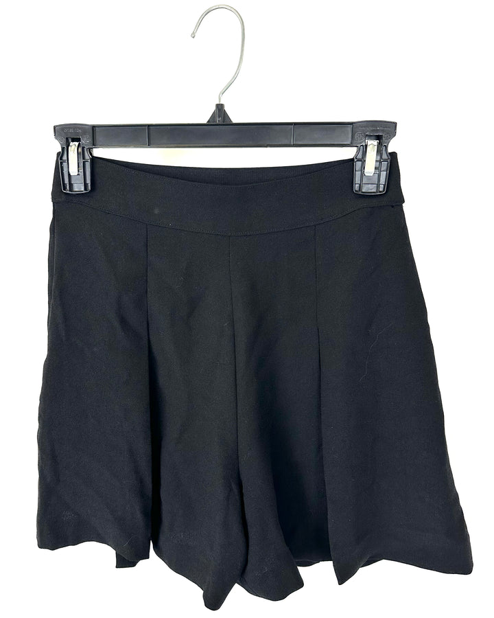 Spanx Black Flowy Shorts - Extra Small