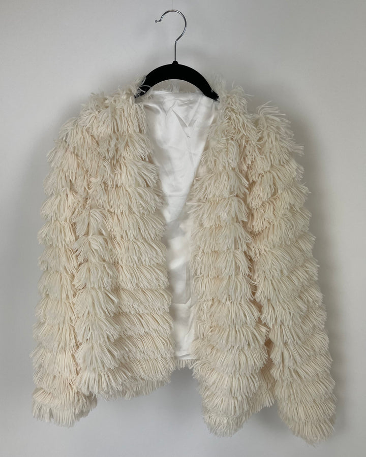 Cupshe Faux Fur Jacket - Small