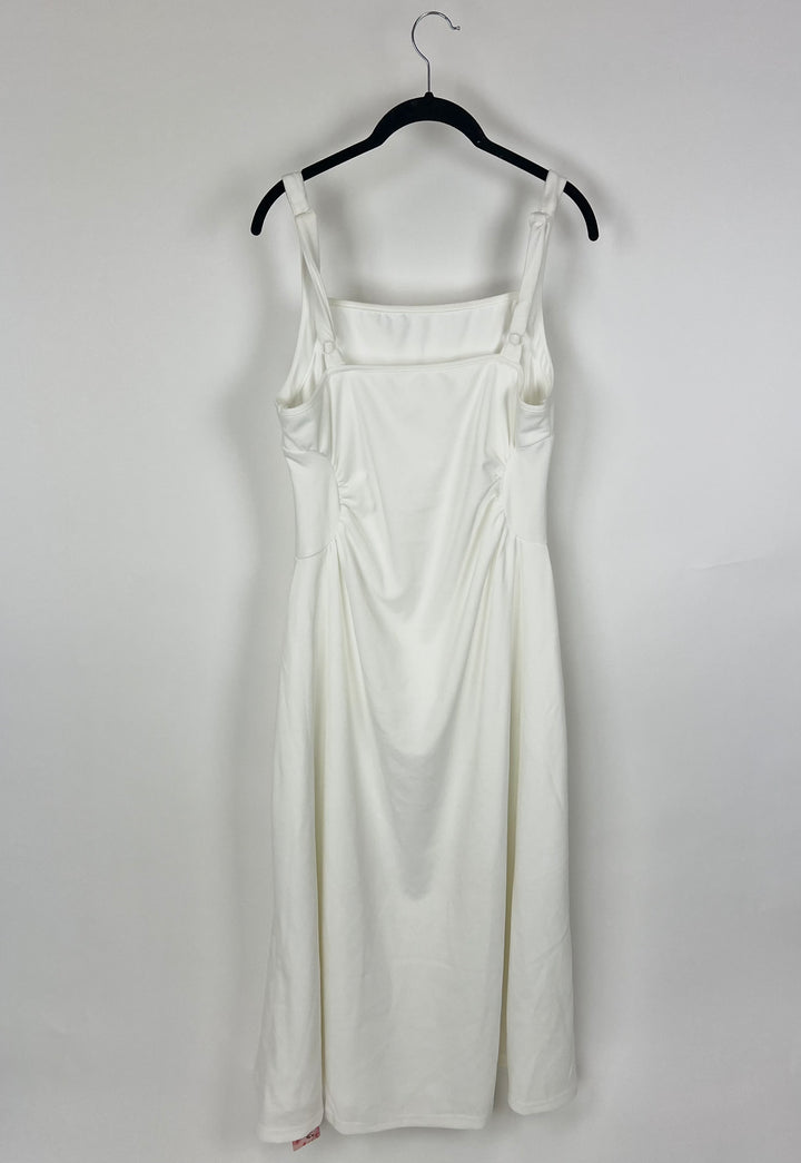 Shein White Flowy Dress - 1XL