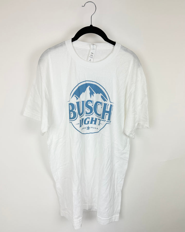 MENS Busch Light Beer T-Shirt - Large