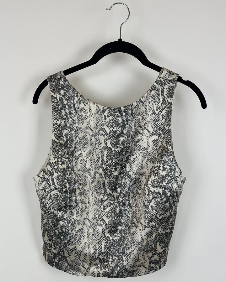 Abercrombie & Fitch Snakeskin Top - Medium