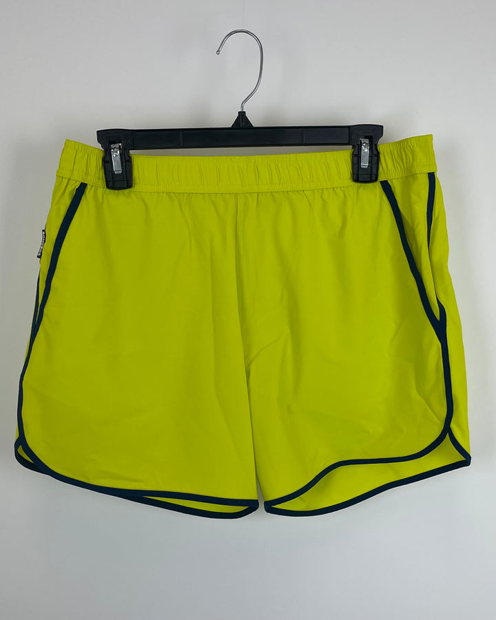 MENS Neon Swim Shorts - Medium