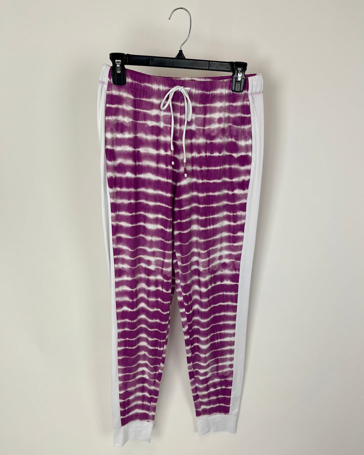 Violet Tie Dye Jogger Lounge Pants - Size 2/4