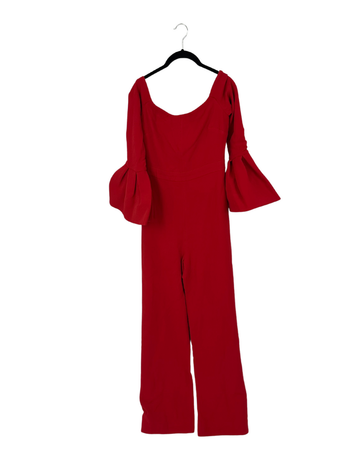 Alexis Red Jumpsuit - Small