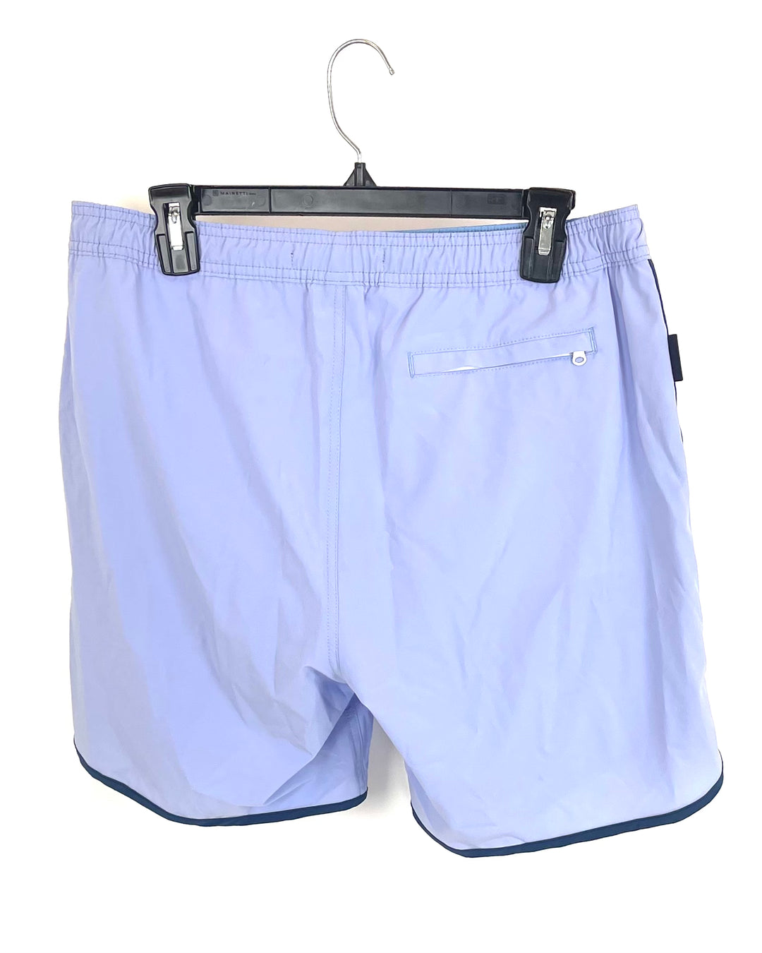 MENS Lavender Swim Shorts with Navy Lining - Medium