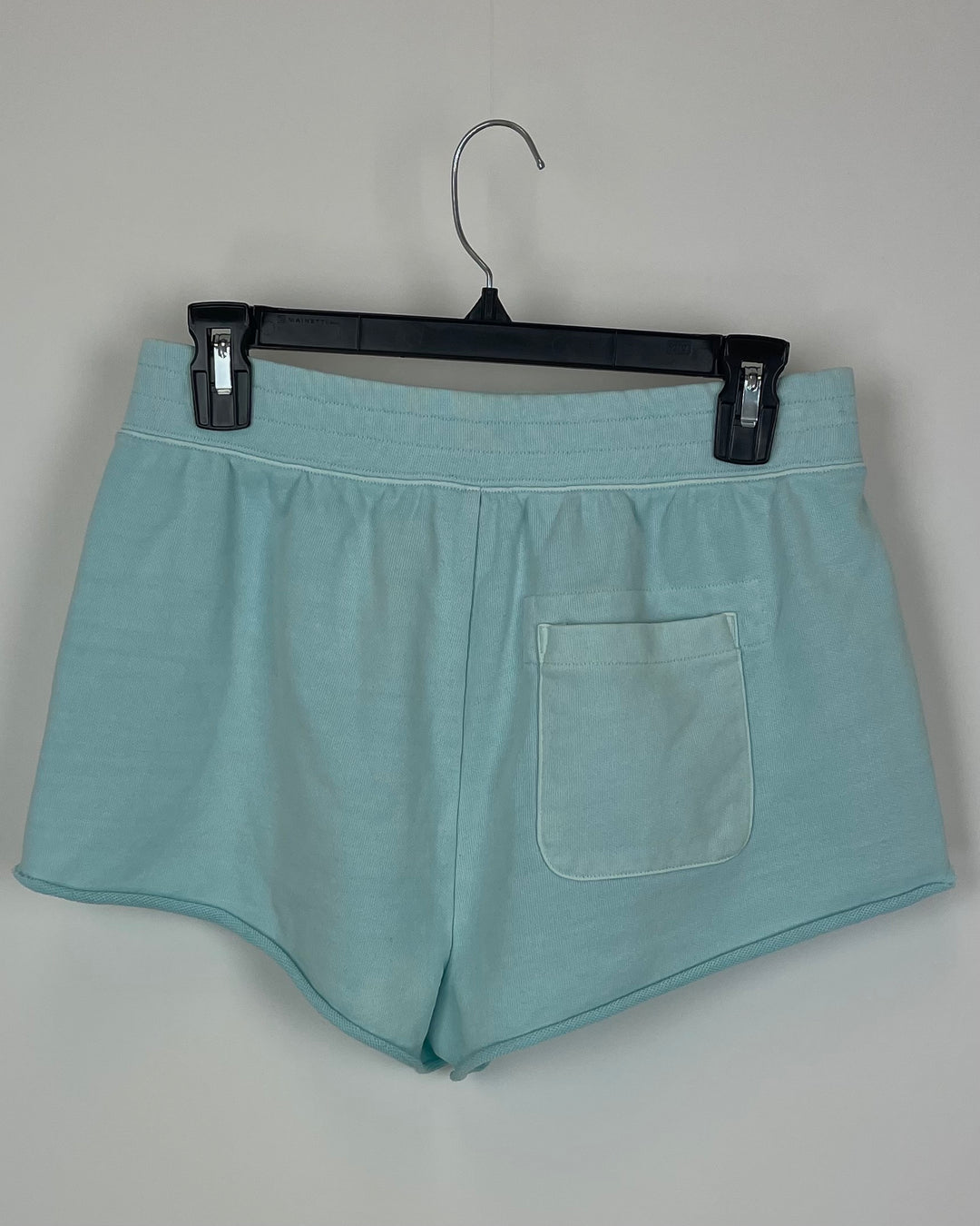 Light Blue Raw Hem Lounge Shorts - Size 4/6