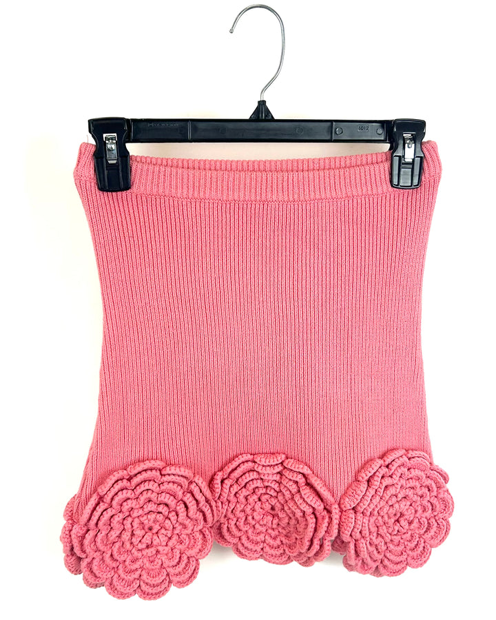 Lovers and Friends Pink Knit Skirt - Extra Small