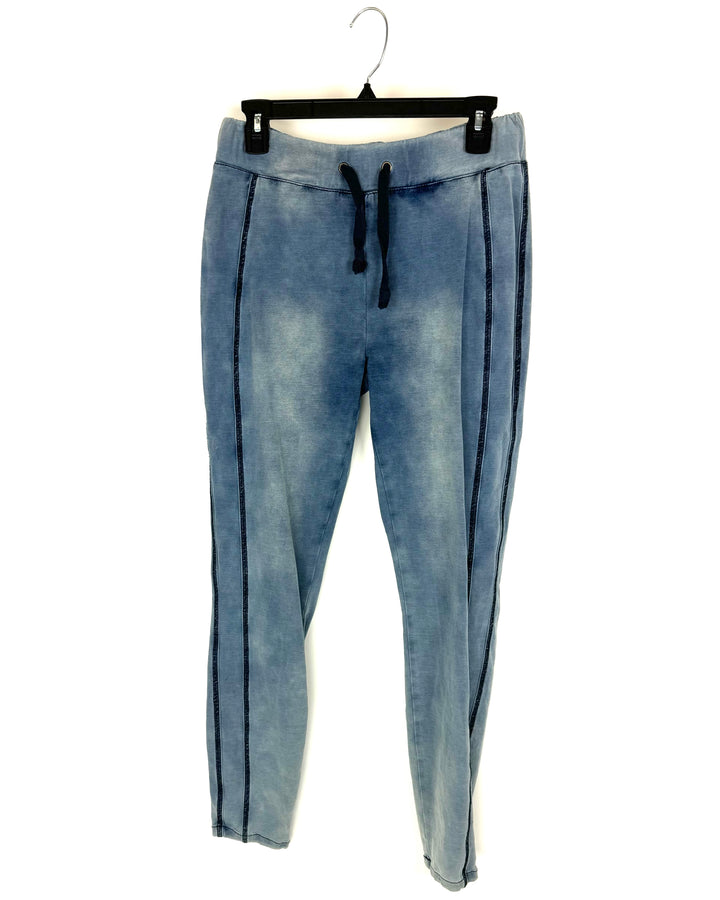 Poetic Justice Blue Joggers - Medium