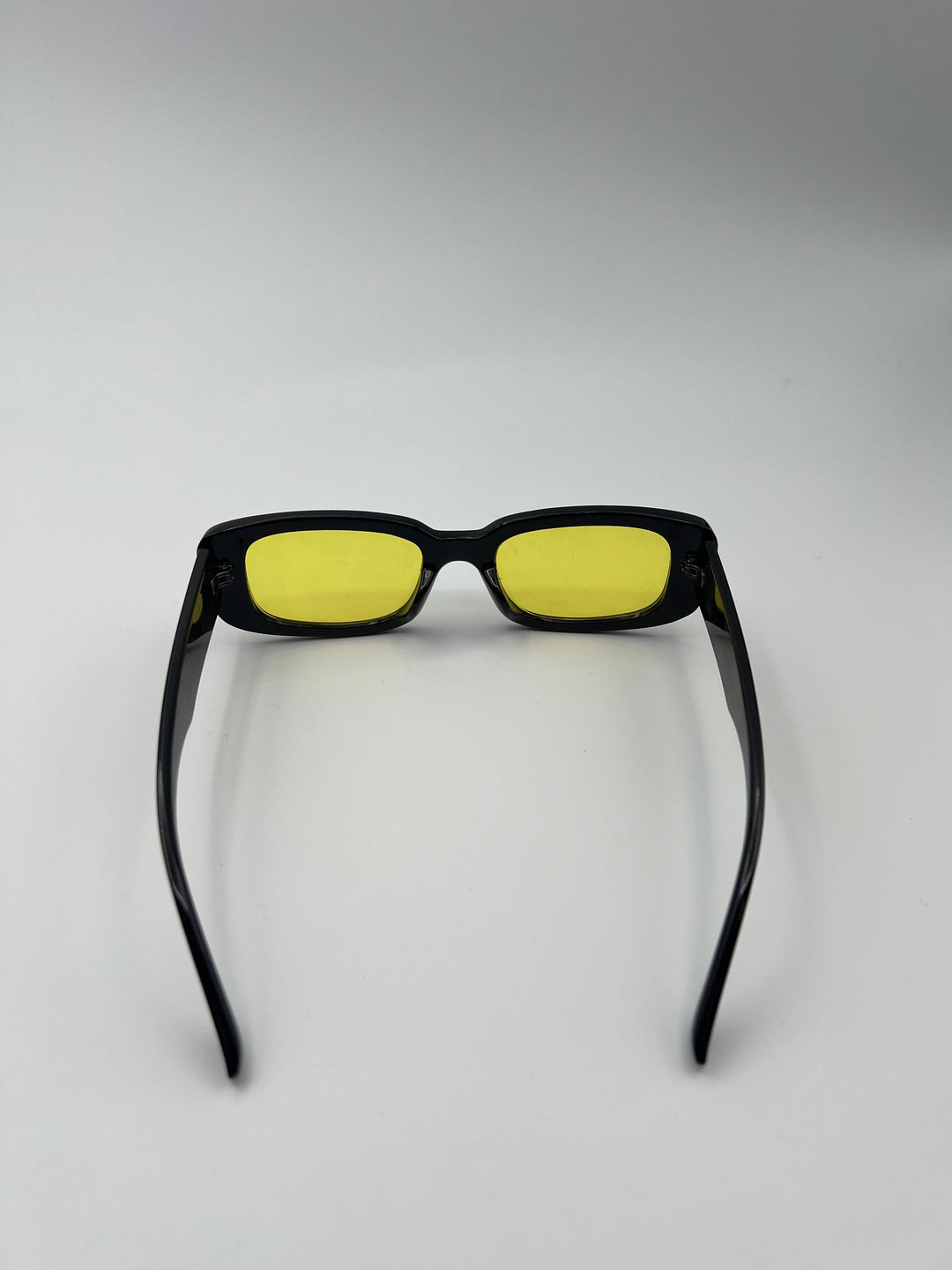 Black and Yellow Rectangle Sunglasses