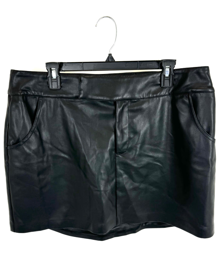 Meshki Faux Leather Skirt - Extra Extra Extra Large