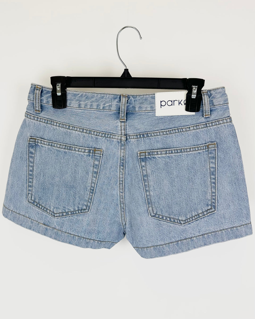 Light Blue Denim Mini Shorts - Size 23-32 (Waist)