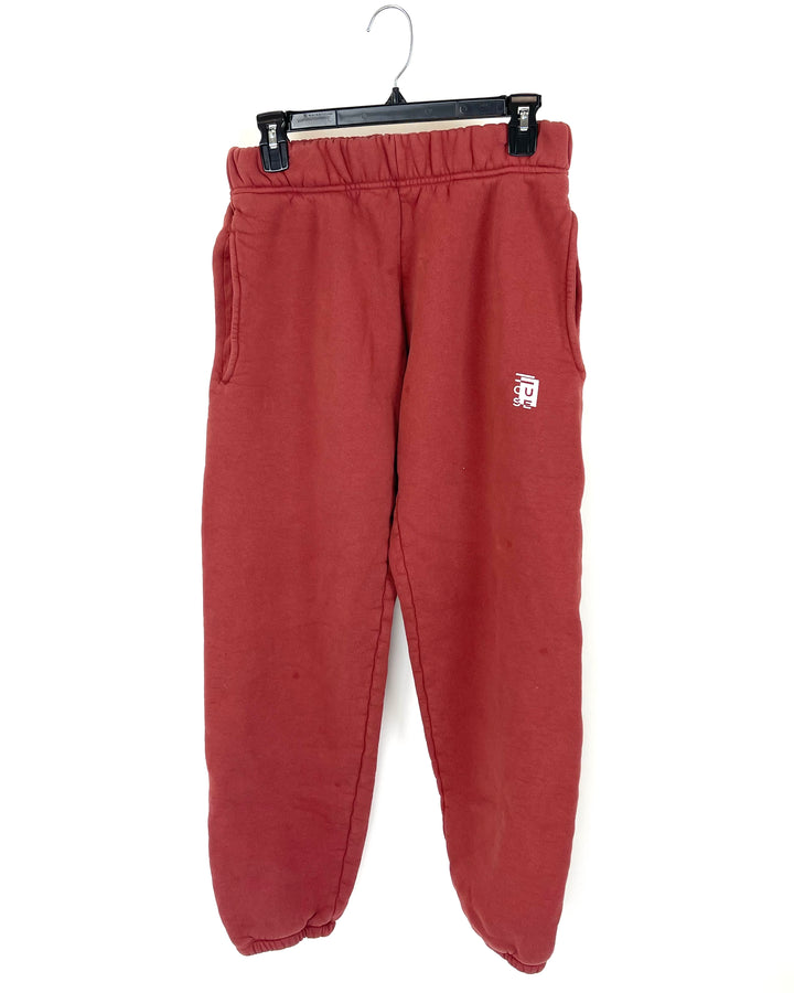 MENS House ID Dusty Red Sweatpants - Medium