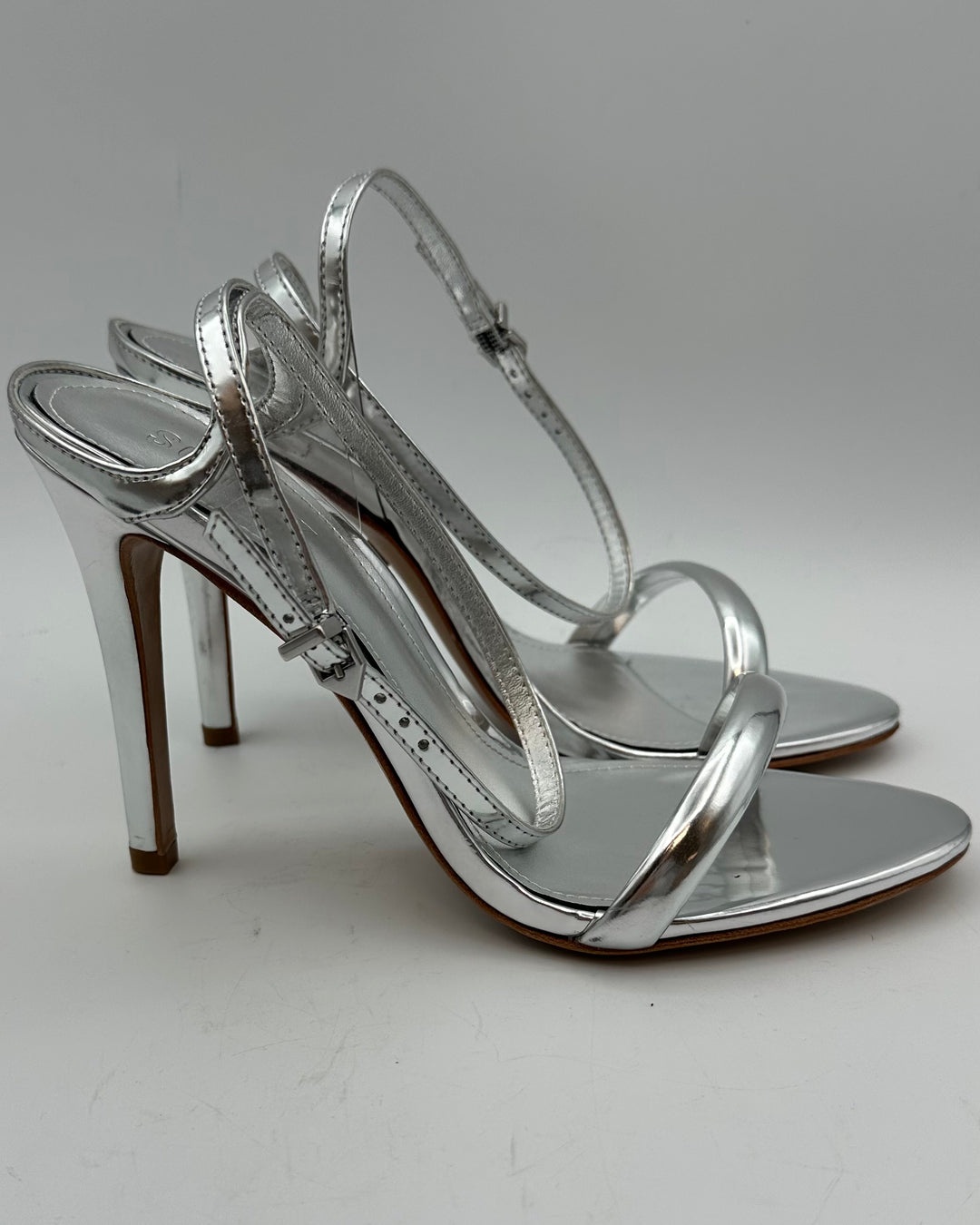 Schutz Silver Heels - Size 8