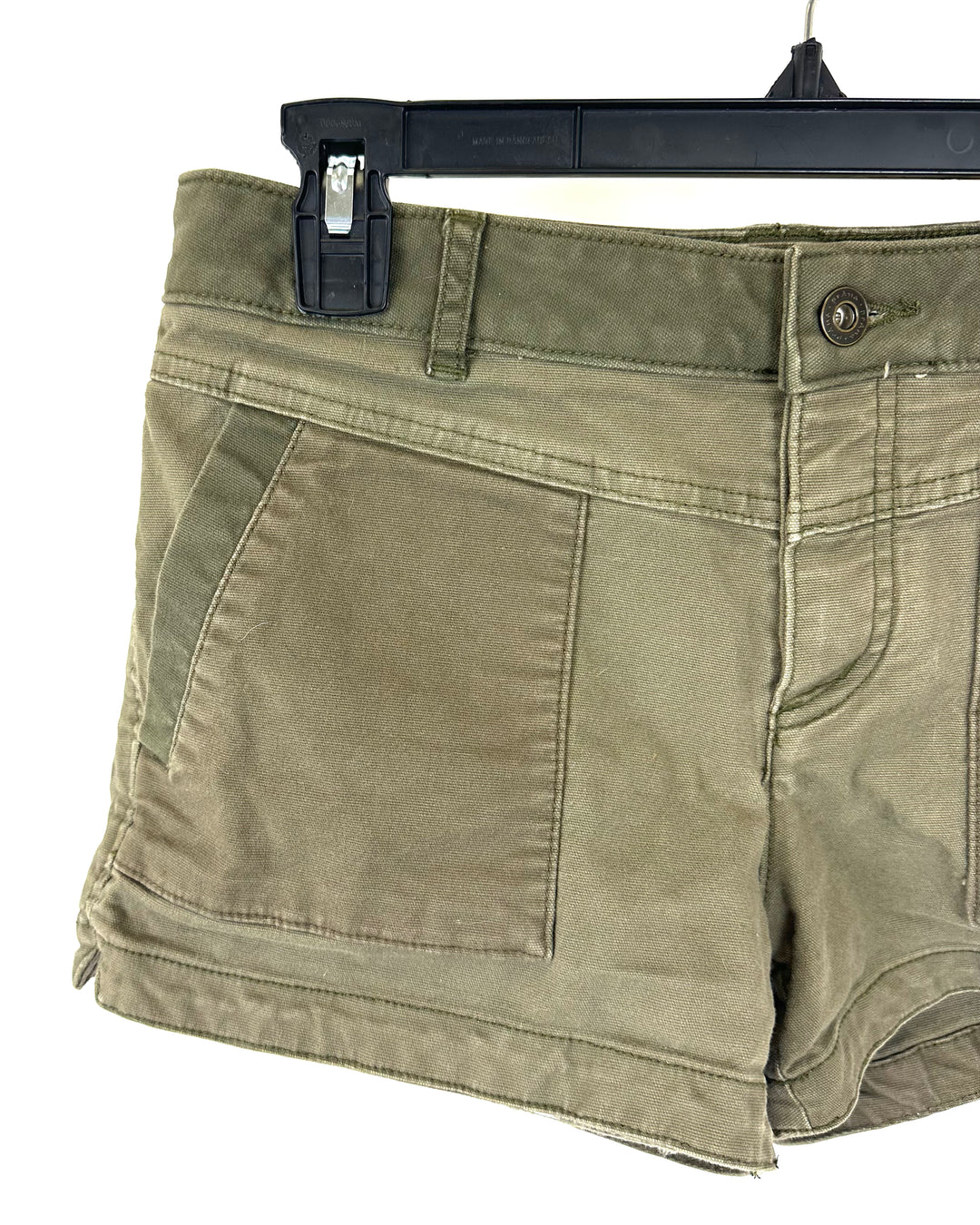 Prana Olive Green Mini Shorts - Size 6