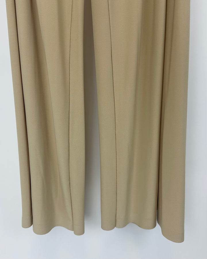 Norma Kamali Taupe Pants - Medium