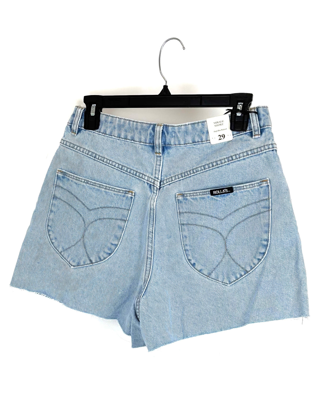 Rollas Light Wash Shorts - Size 29