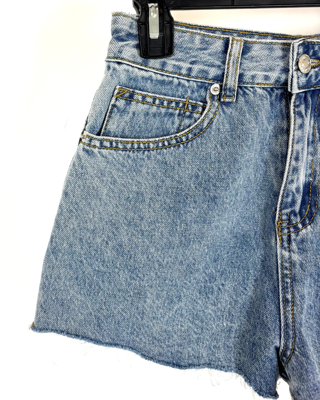 White Fox Light Denim Shorts - Size 2