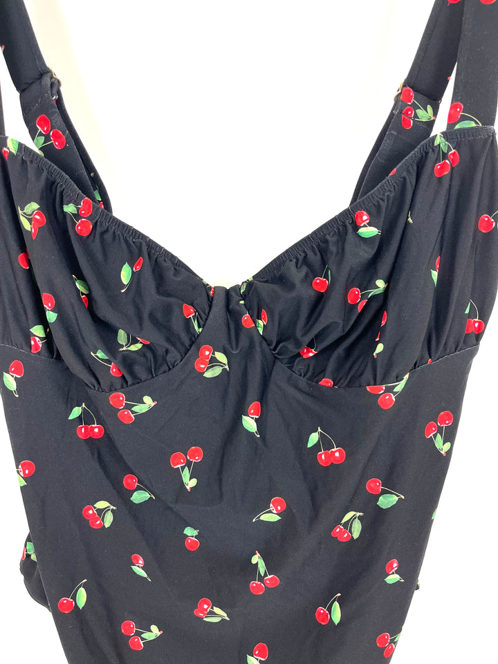 WEWOREWHAT Cherry One-Piece Swimsuit - Size 1X