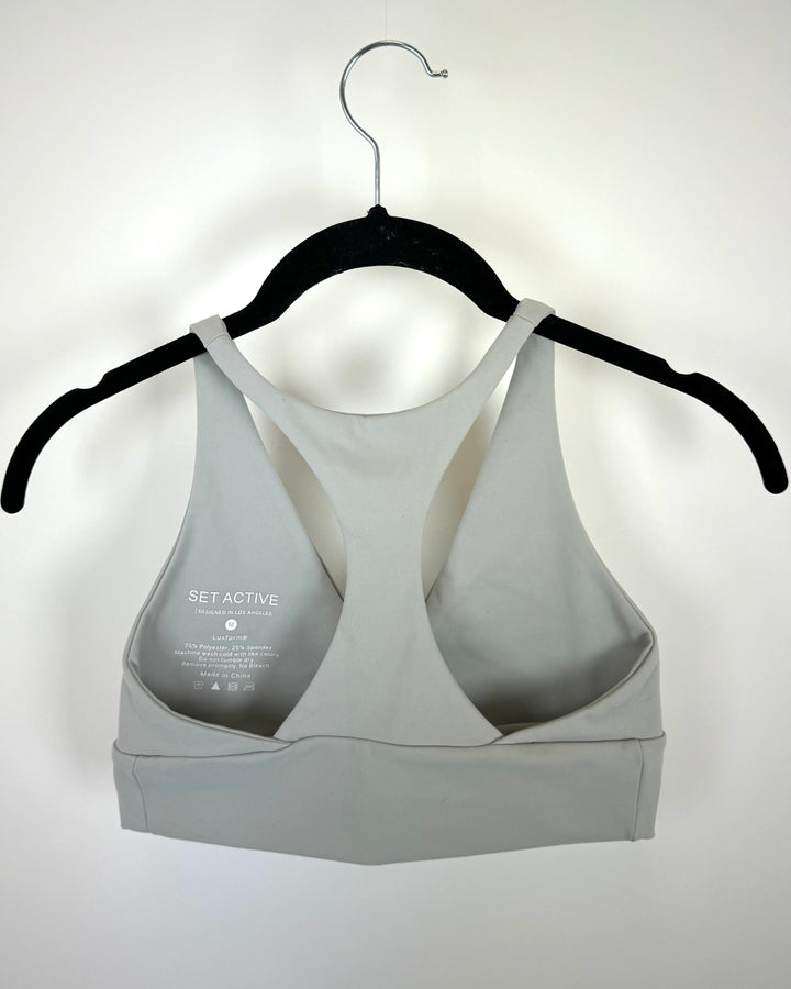 Set Active Grey Sports Bra - Small/Medium