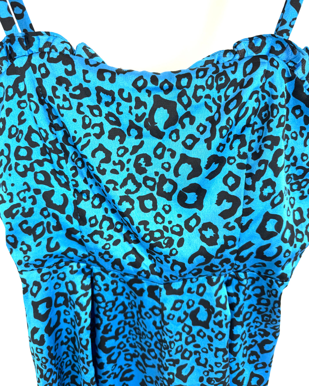 Aqua Animal Print Romper - Small