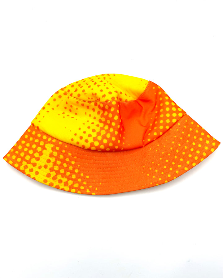 Woods By Jordyn Woods Orange And Yellow Bucket Hat