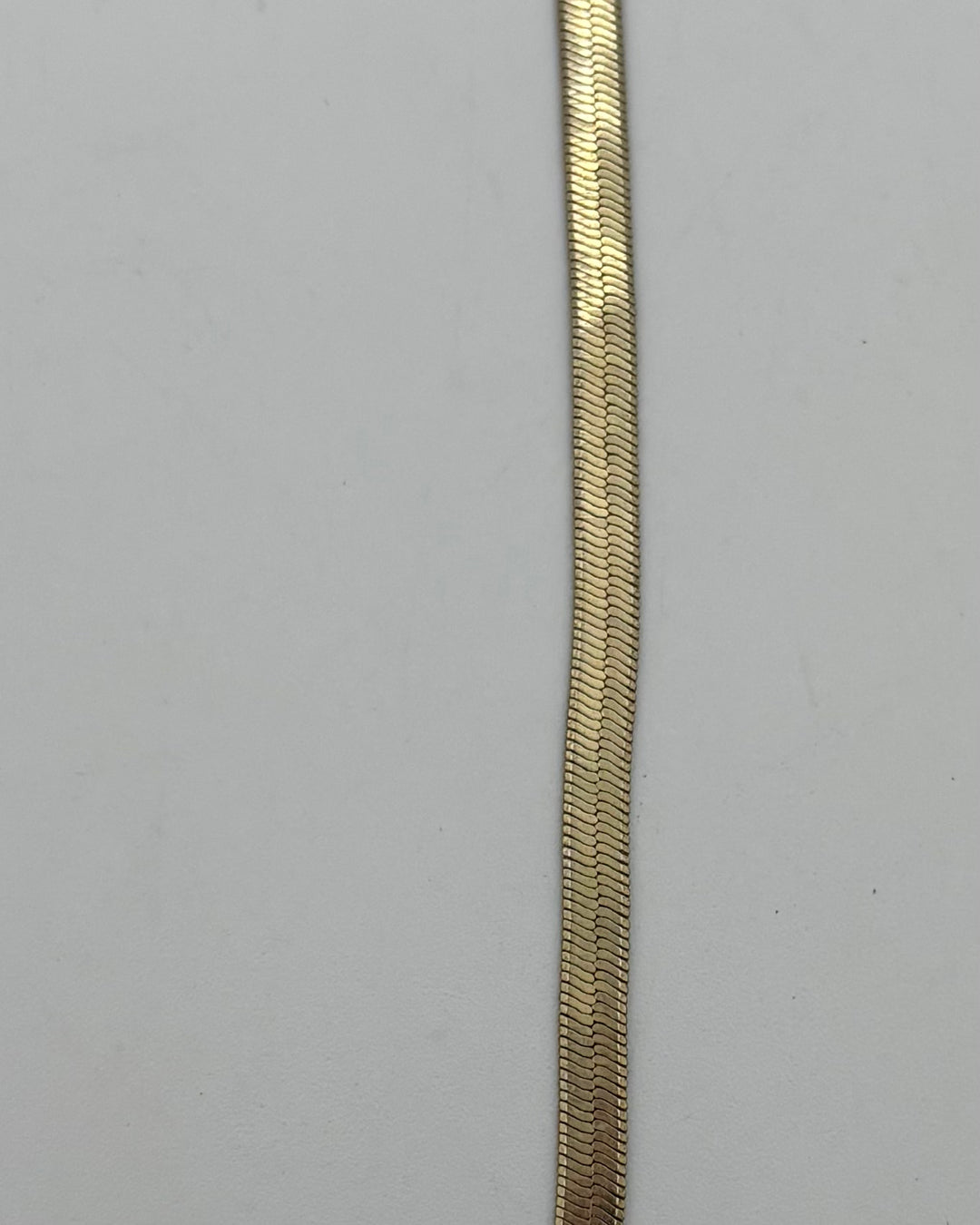 Thin Gold Snake Chain Necklace