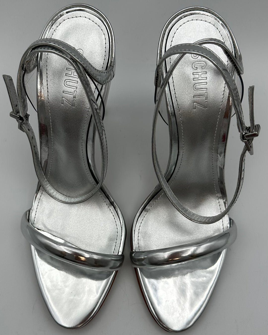 Schutz Silver Heels - Size 8