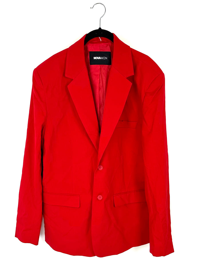 MEN Nova Men Red Blazer - Medium