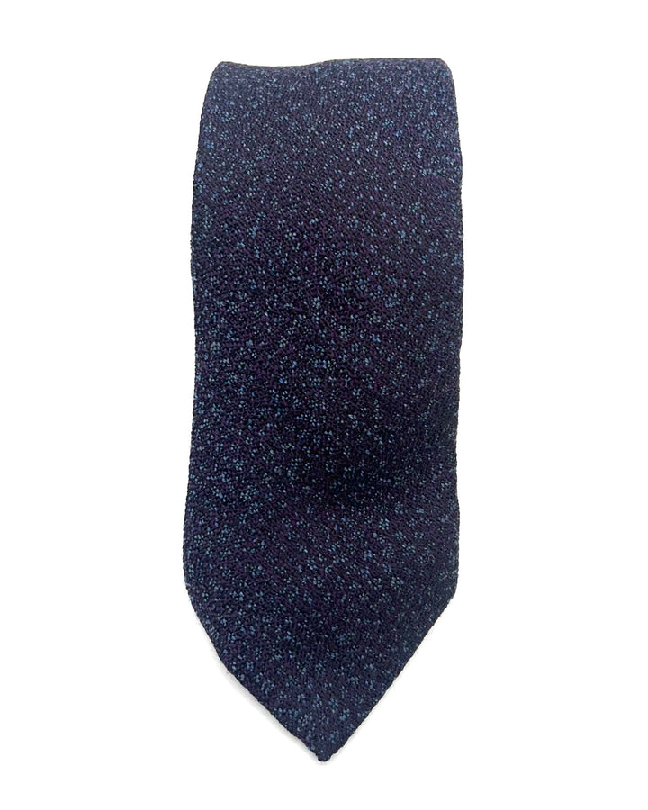 MENS Dark Purple and Teal Speckled Tie