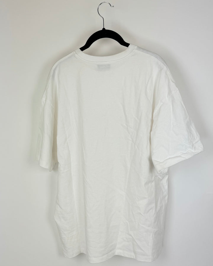 White Fox Western T-Shirt - Small/Medium