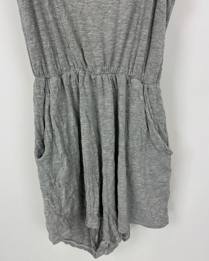 Grey Lounge Romper - Small