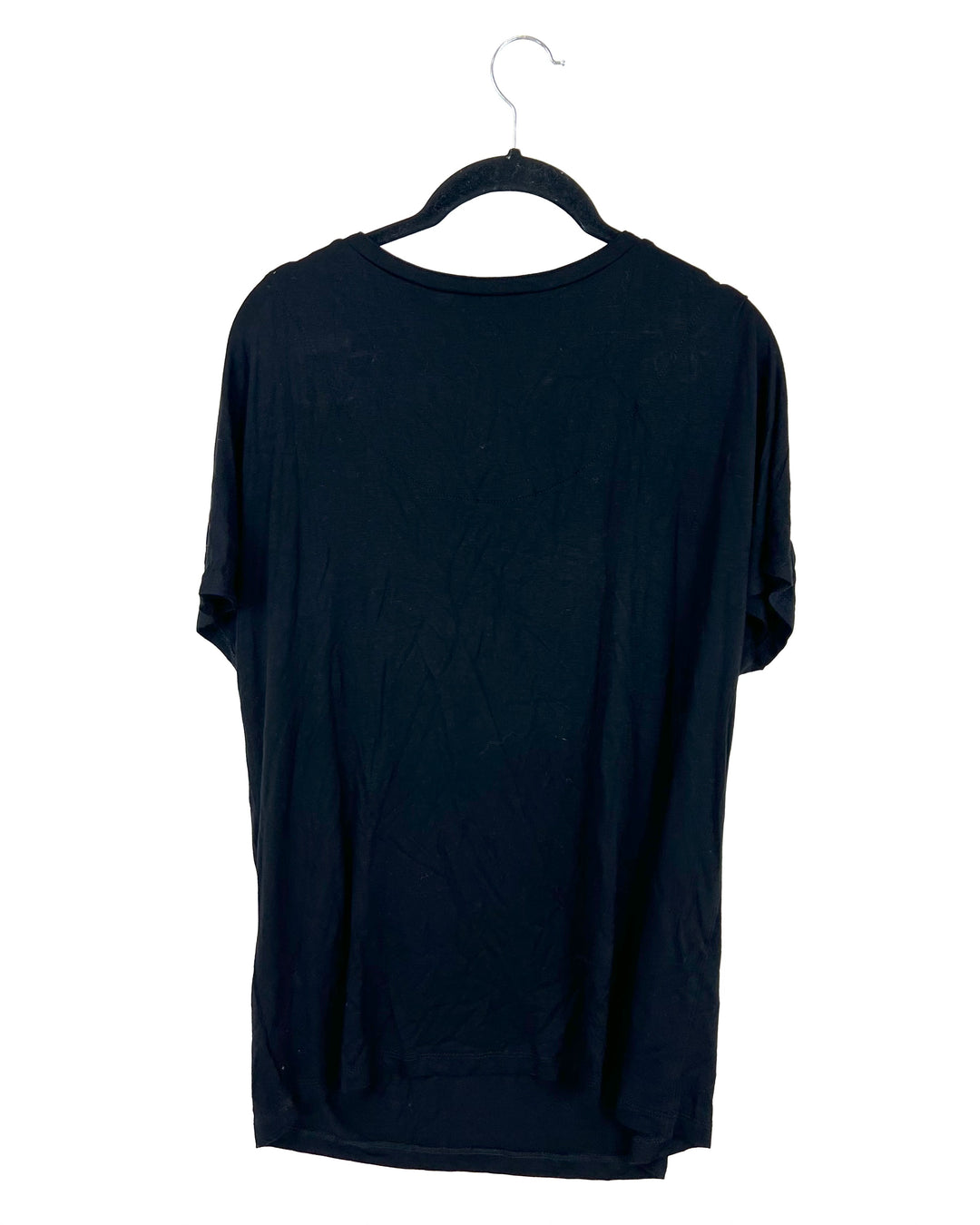 Black V Cutout Tee - Small