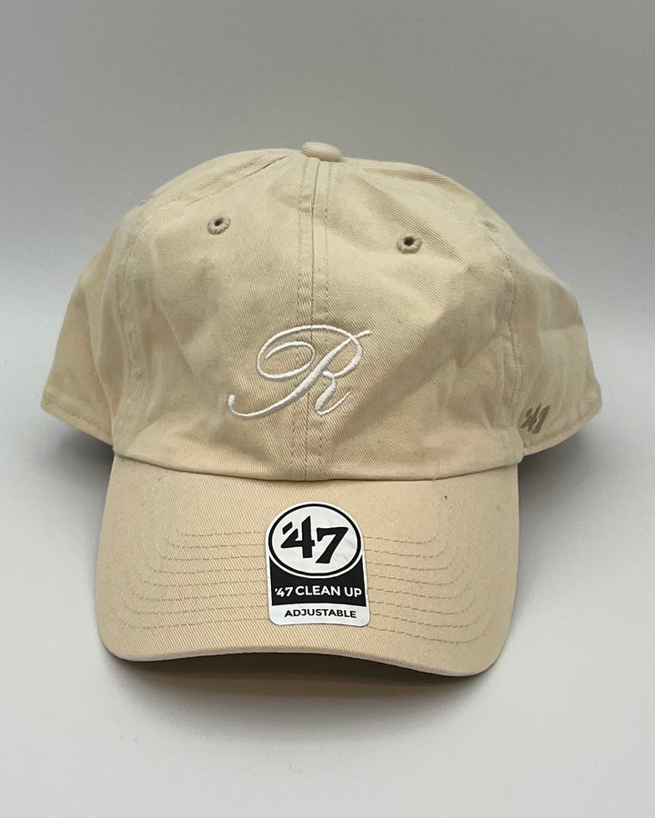 47 Brand Light Tan "R" Initial Hat