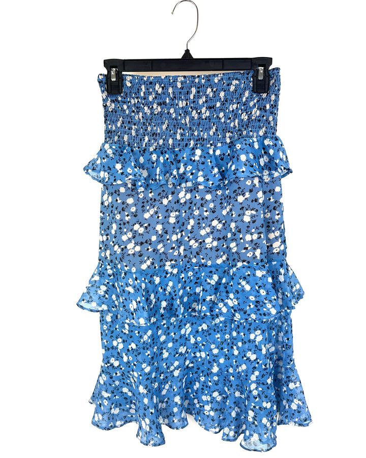 Majorelle Floral Skirt - Extra Small