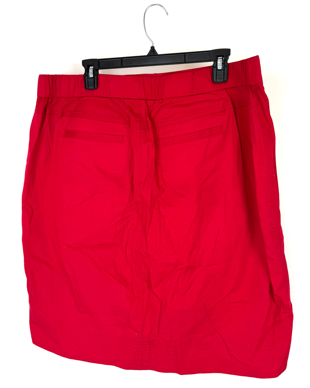 Red Cotton Skort - Size 18W