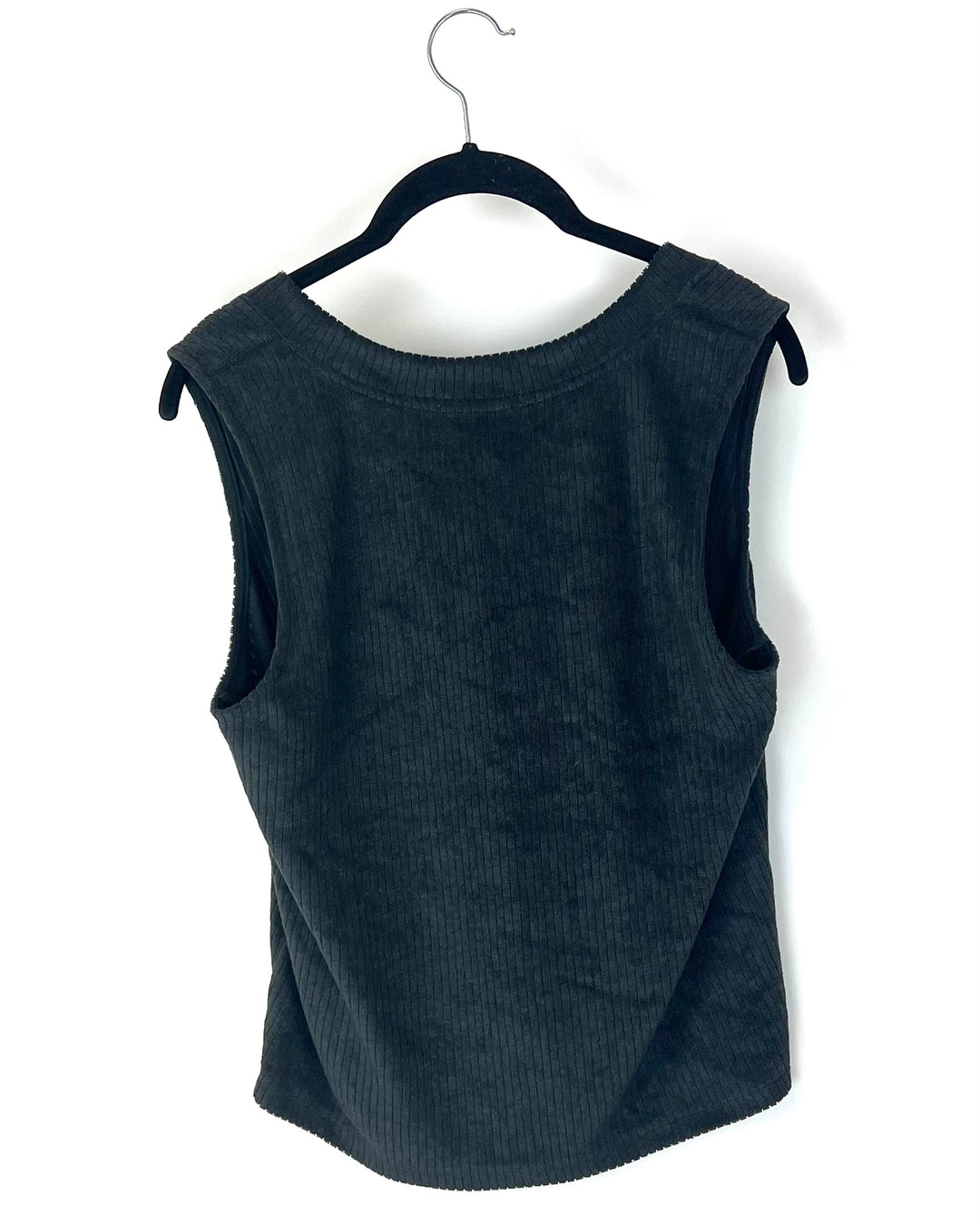 Graphite Striped V-Neck Tank - Small