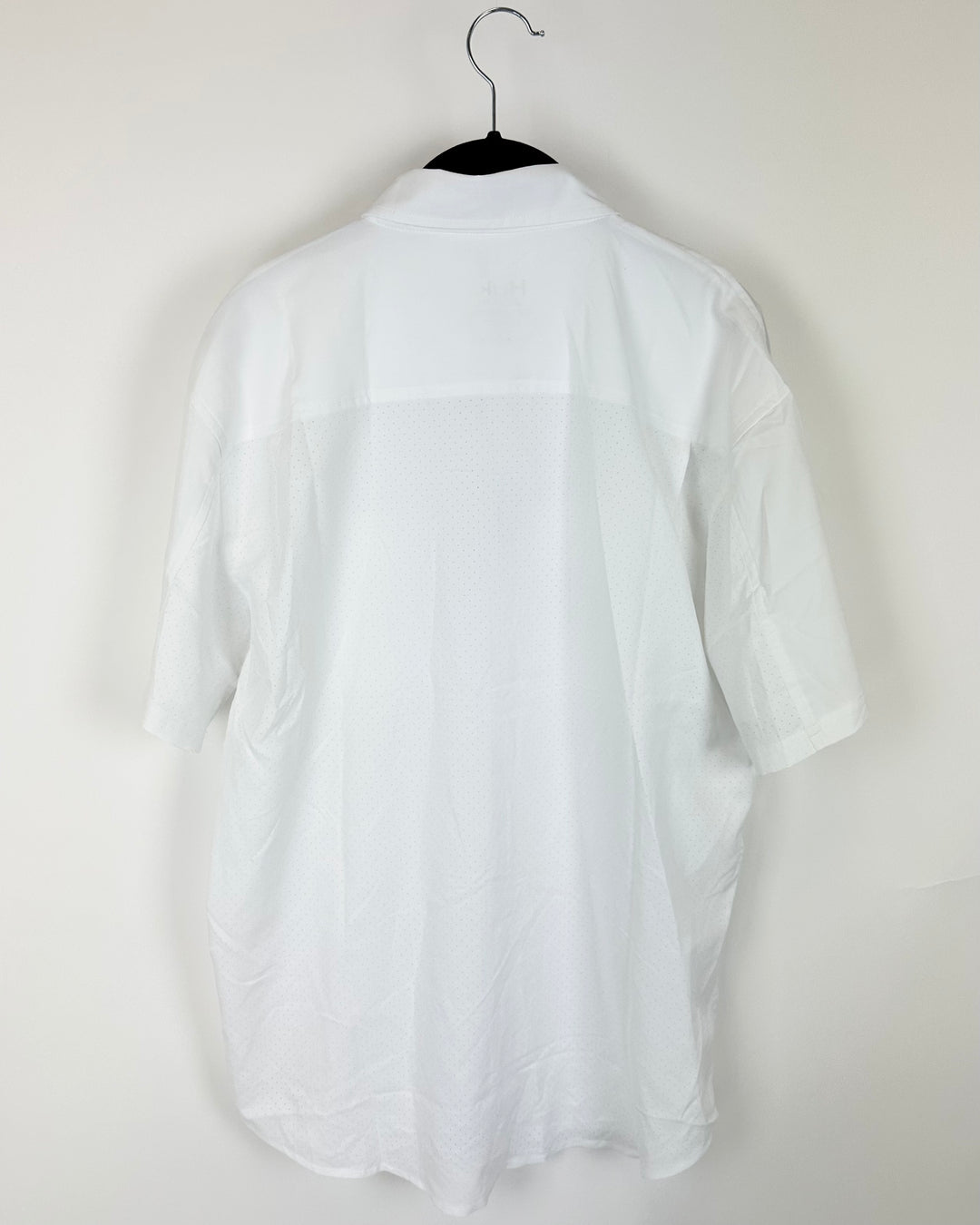 MENS Huk White Button Up Shirt - Medium