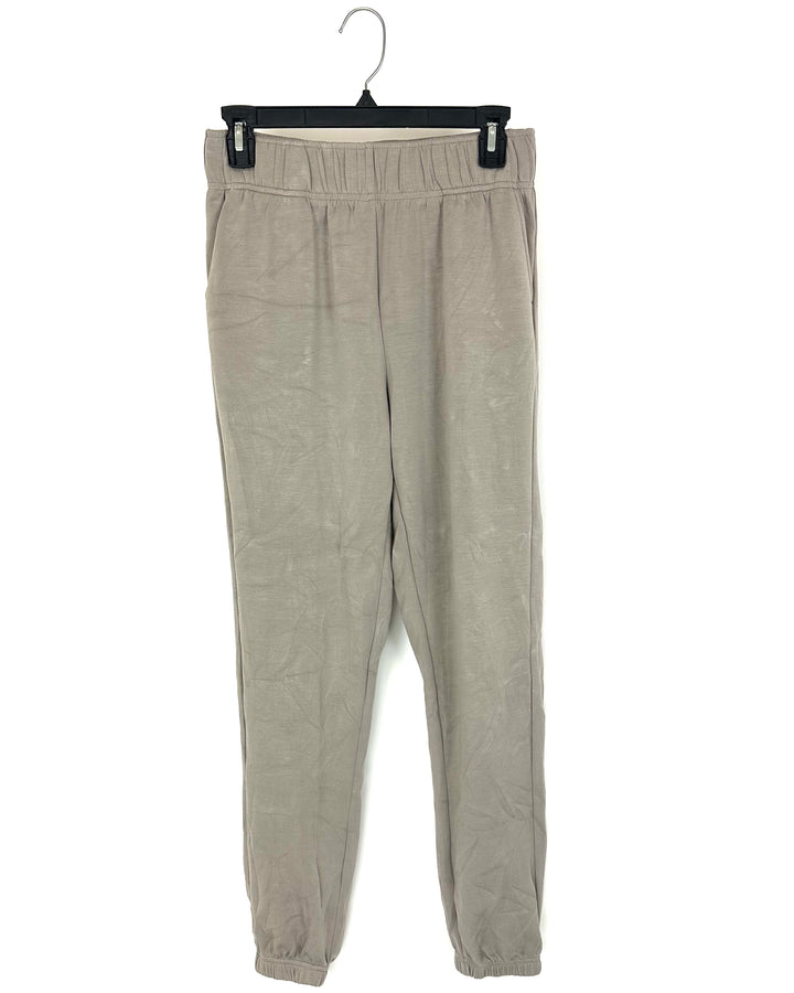 90 Degree Light Brown Joggers- Small