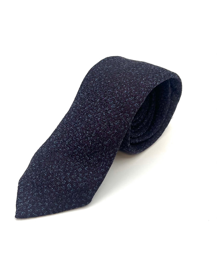 MENS Dark Purple and Teal Speckled Tie