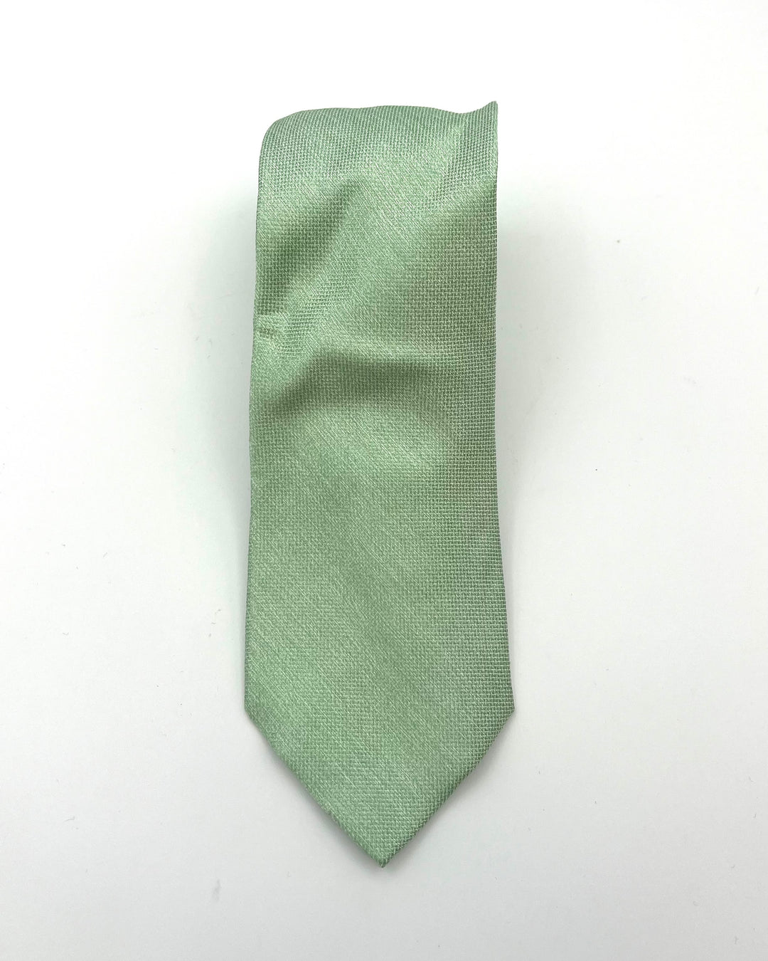 MENS Mint Green Solid Color Tie